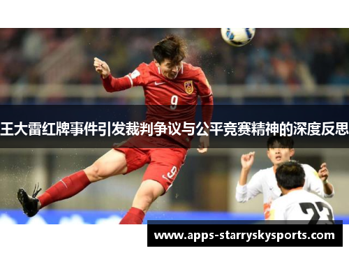 王大雷红牌事件引发裁判争议与公平竞赛精神的深度反思