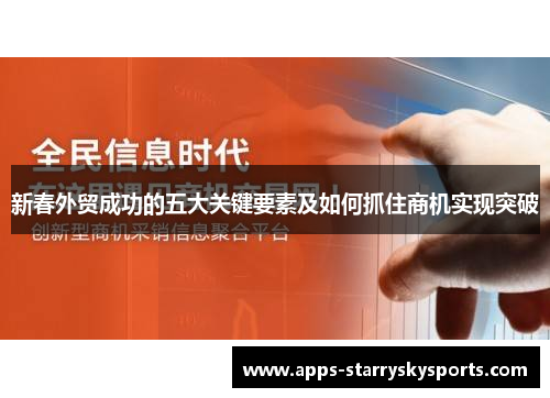 新春外贸成功的五大关键要素及如何抓住商机实现突破